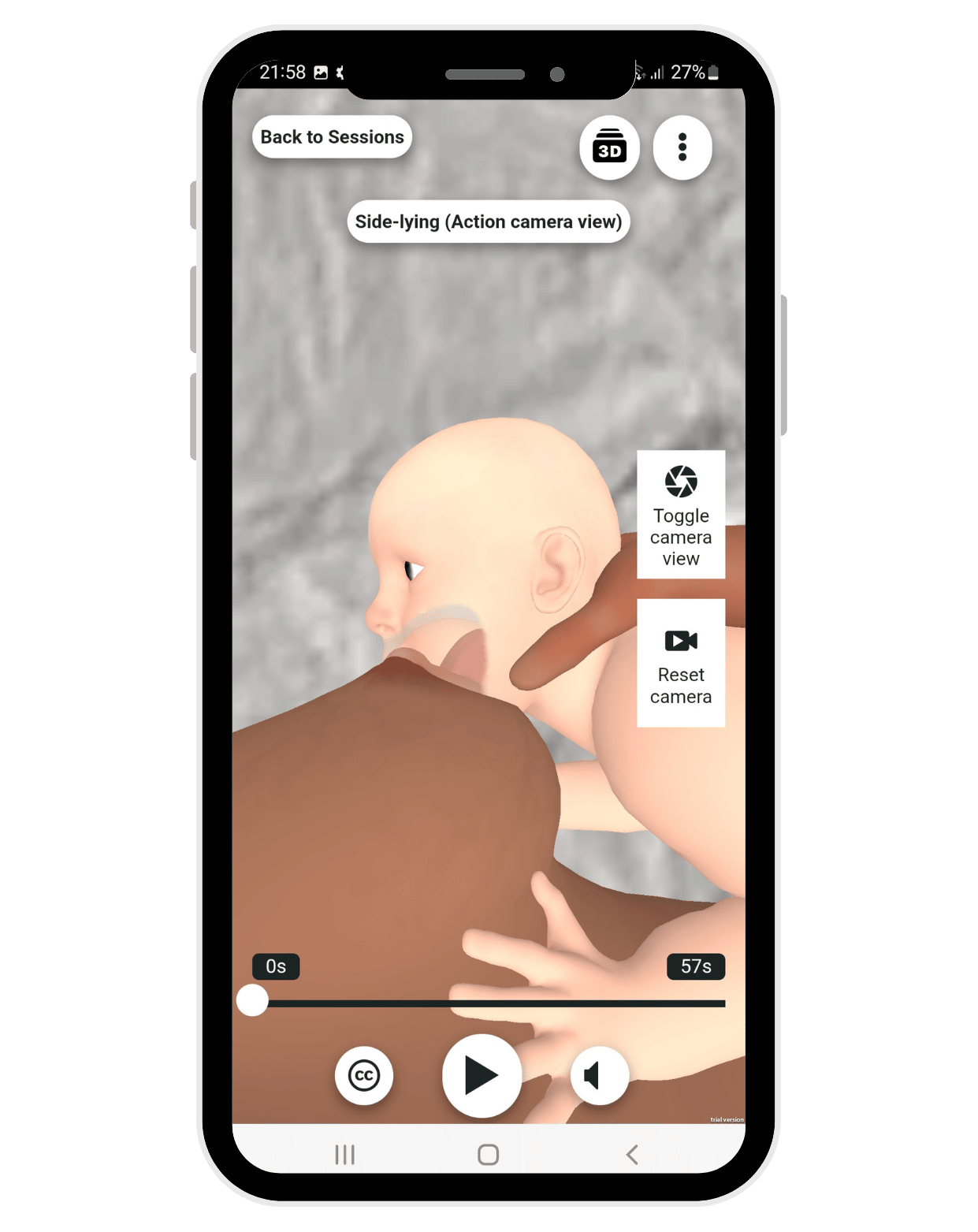 LatchAid 3D breastfeeding tool on a phone