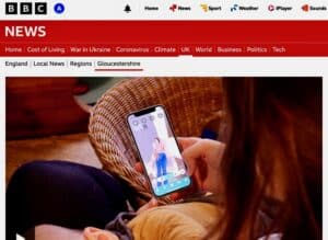 LatchAid app on BBC News website