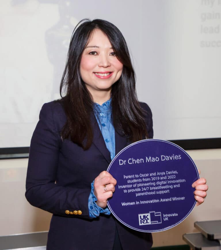 Dr Chen Mao Davies LatchAid purple plaque Kemble Glos UK