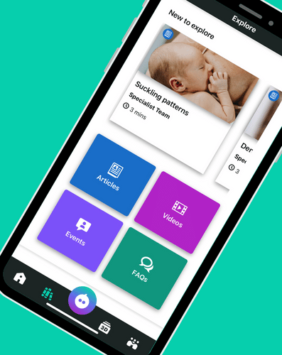 Trusted by the NHS in the UK - Anya baby & breastfeeding app by LatchAid