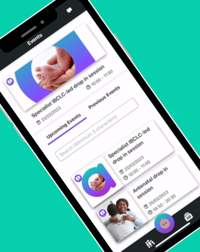 Expert webinars & drop-ins - Anya baby & breastfeeding app